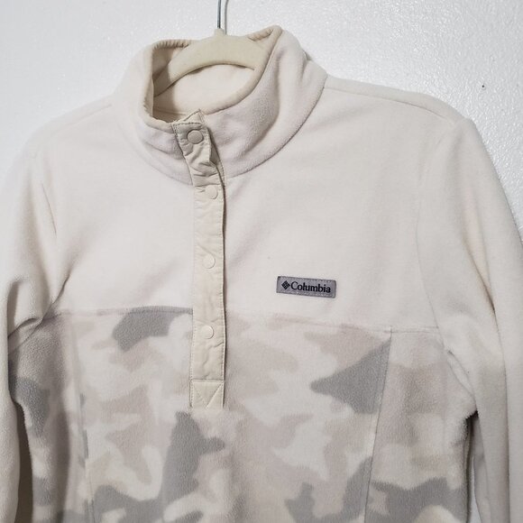 Columbia Button Snap Fleece Pullover - Picture 2 of 8